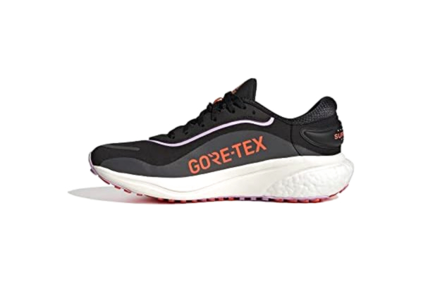 Adidas adidas Damskie buty sportowe Supernova GTX W, Core Black Silver Met Impact Orange, 38 2/3 EU Schmal