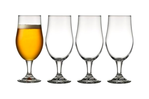 Lyngby Glas  Juvel Ölglas 49 cl 4 st
