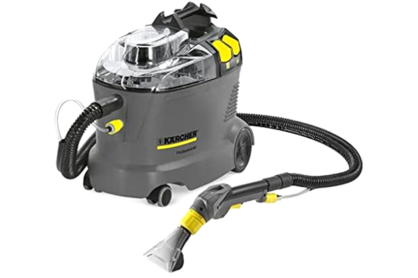 Kärcher  Puzzi 8/1 C Drum 1200W Black,Grey,Yellow - Vacuum Cleaners (Drum, Wet, Professional, Carpet, Hard Floor, Black, Grey, Yellow, Water)