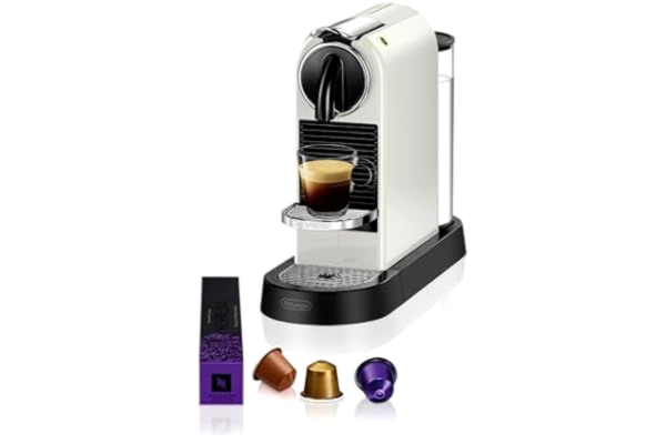 Nespresso  Citiz 0132191165 Kaffemaskin, Vit, Svart, 11.91 x 37.39 x 25.5 cm