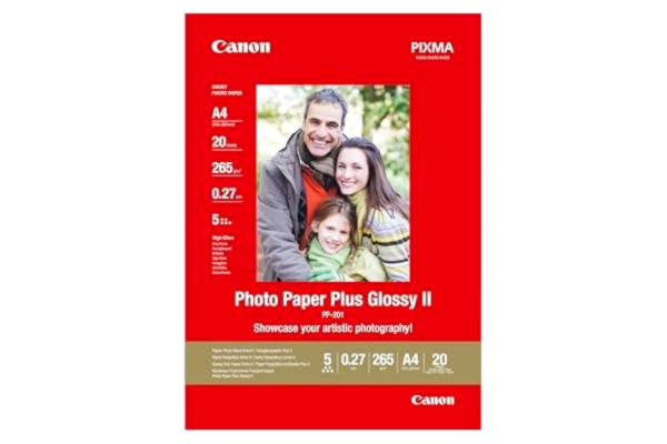Canon  Plus Glossy II 2311B019 Fotopapper, Vit, A4
