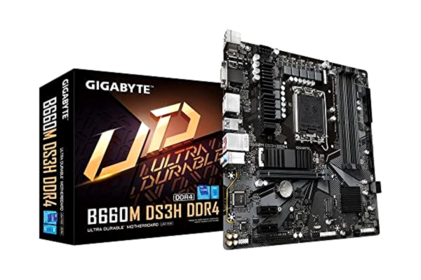 Gigabyte GIGABYTE B660M DS3H DDR4 (Socket 1700/B660/DDR4/S-ATA 600/Micro ATX) zwart moederbord
