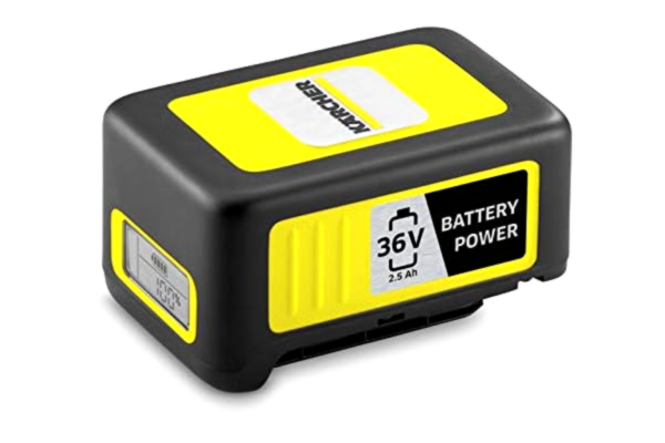 Kärcher  Battery Power 36/25, 36 V, 2,5 Ah (energiförbrukning 90 Wh, batteri med realtidsdisplay, litiumjonbatteri, extremt robust, temperaturreglering, skydd mot vattenstrålar, automatisk låsläge)
