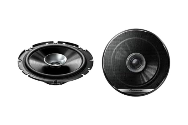 Pioneer  TS-G1710F 280 W 6,7 tum bilhögtalare med dubbla membran kraftfullt ljud IMPP-membran för optimal bas 40 W nominell ingångseffekt 49,7 mm installationsdjup svart 2 högtalare