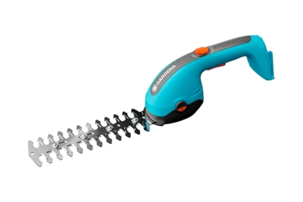 Gardena  batteridriven gräs- och busksax PowerCut 20/18 V P4A solo: Trädgårdssax för häckar och gräsmattor, snittbredd gräsblad 8 cm, buskblad 20 cm, enkelt bladutbyte, utan batteri (14750-55)