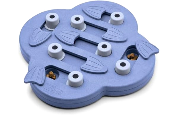 Nina Ottosson  av Outward Hound Dog Hide N' Slide - Hundpussel - aktivitetsleksak - godisgömma - lila