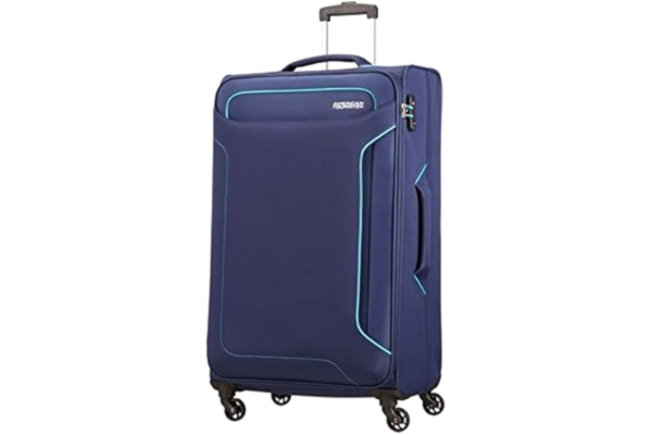 American Tourister  Holiday Heat - Spinner Suitcase, 79.5 cm, 108 Litre, Blue (Navy)