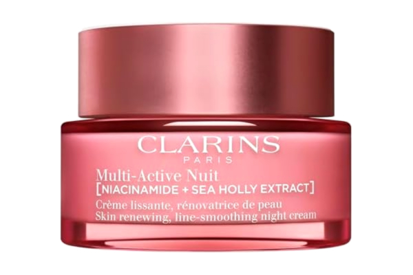 Clarins  Multi-Active Nuit Skin Renewing, Line-Smoothing Night Cream for All Skin Types - 50 ml