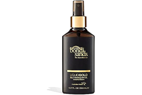 Bondi Sands  Liquid Gold Dry Oil, Flytande guld självgarvning torr olja | Ultra närande ingen tvätt av formel ger huden en långvarig gyllene solbränna 150 ml