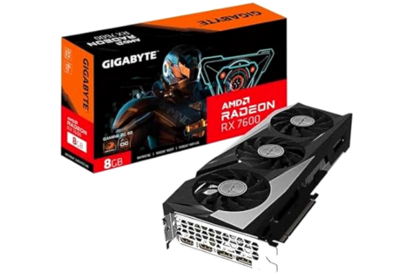 Gigabyte GIGABYTE Radeon RX 7600 GAMING OC - 8GB GDDR6 RAM - Näytönohjaimet