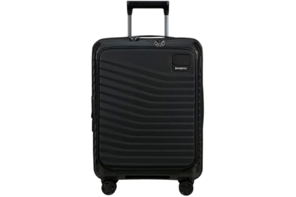 Samsonite  Intuo - Spinner S, Expanderbart Handbagage, 55 cm, 42/48 L, Svart (Black)