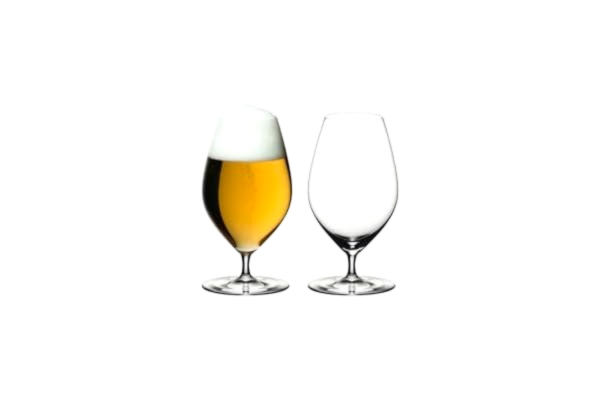 Riedel  Veritas ölglas, set om 2 – färglös