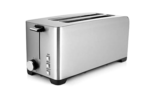 Wilfa  BRUNCH - 1400 watt värmeelement, justerbara värmeinställningar, för 4 rostat brödskivor, rostfritt stål