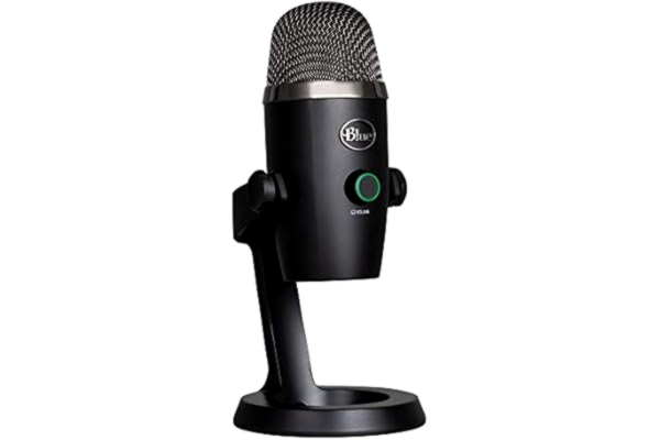 Blue Microphones Logitech for Creators Blue Yeti Nano premium USB-mikrofon för inspelning, streaming, gaming, podcasting, Svart
