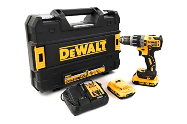 Dewalt DEWALT DCD796D2-QW Slagborr, 460 W, 18 V, Gul-Svart, En Storlek