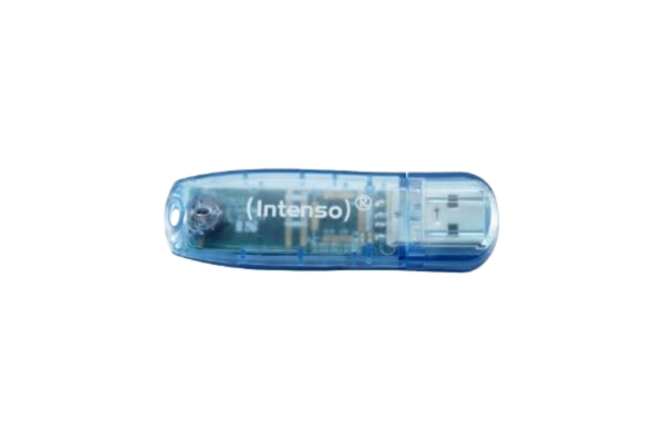 Intenso  3502450 Rainbow USB-minne, 4GB, Blå
