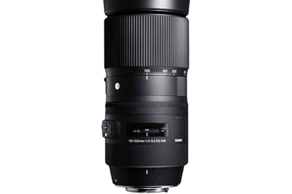 Sigma  745101 150-600 mm/F 5,0-6,3 DG OS HSM 2015 C Objektiv, Svart