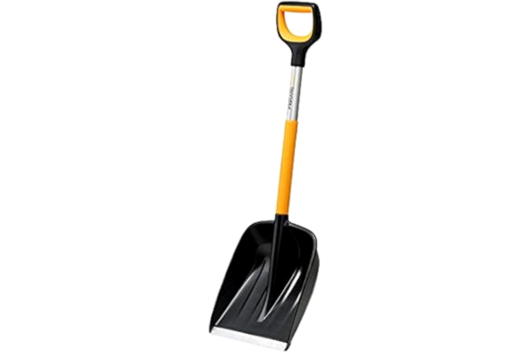 Fiskars  Snöspade för bilar, X-series, Längd: 98 cm, Aluminium/polymer, Svart/Orange/Grå, 1057393