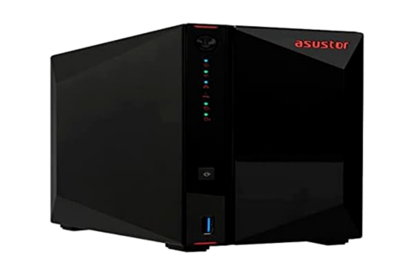 Asustor  Nimbustor pamięć sieciowa AS5202T 2 GB NAS 2 TB (2 x 1 TB) Ironwolf czarna Sans Disque