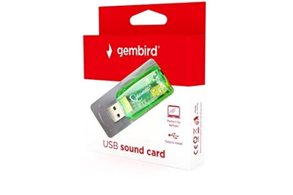 Gembird GEMBIRD USB ljudkort "VIRTUS"