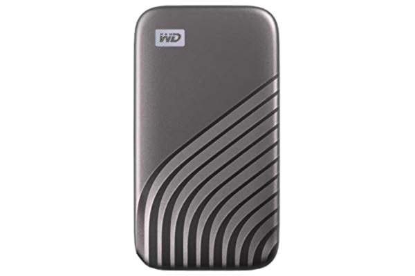 WD  2TB My Passport SSD Portable SSD USB-C, USB 3.2 Gen 2 External NVMe Solid State Drive up to 1050 MB/s 2-meters drop resistance, Works with PC, Xbox, PlayStation - Space Gray