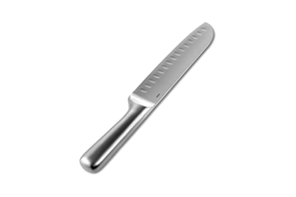 Alessi  SG508 Mami Large santoku Knife, Steel AISI 420, Silver