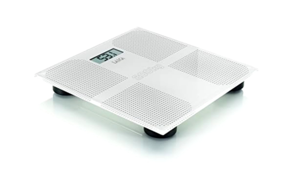LAICA  Electronic Personal Scale WAAGE Elektronische persoonlijke Plaza Wit - Personenweegschaal (LCD, 70 x 27 mm, wit, 302 mm, 303 mm, 38 mm)