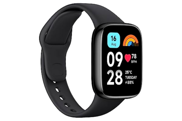 Xiaomi Redmi  Watch 3 Active, 1,83 "LCD-skärm, Bluetooth-telefonsamtal, SpO2 och hjärtfrekvensövervakning, 5ATM vattenmotstånd, 12-dagars batteritid, 100+ fitnessläge, svart