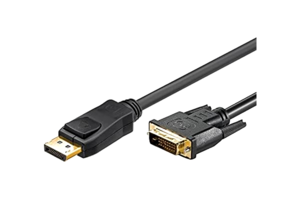 Goobay  51961 DisplayPort/DVI-D adapterkabel, 2 m svart
