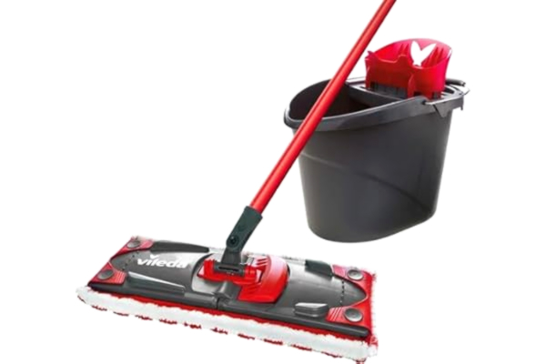 Vileda  155737 Mopp, Röd, Grå