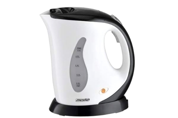 Mesko  MS1236c °C chauffe eau, 760 W, 0.6 litres, Plastique, Blanc/Noir