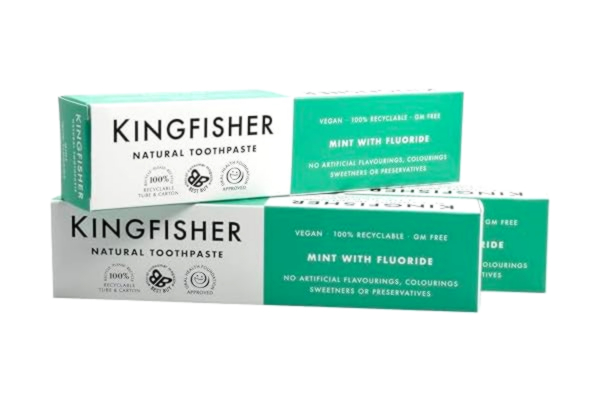 Kingfisher  100 ml mint tandkräm – 3-pack