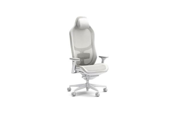 Fractal Design  Refine Mesh Light Gaming Chair – Ergonomisk Gamingstol med 4D Justerbar Armstöd - Säte och ryggstöd i mesh som andas - flexibel svankkudde