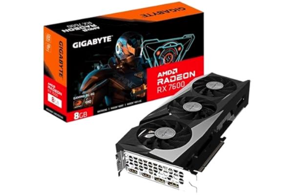 Gigabyte  VGA GBT RX 7600 8 GB Gaming OC