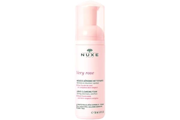 Nuxe Nova Engel Very Rose Mousse Aérienne Nettoyante 150 Mild Formula, För Särskilda Stunder, Med Elegant Parfym