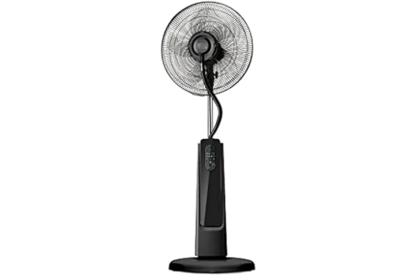 Black & Decker BLACK+DECKER fläkt med vattenkylning, 75 W, 3 hastigheter, digital display, fjärrkontroll, spraydimma