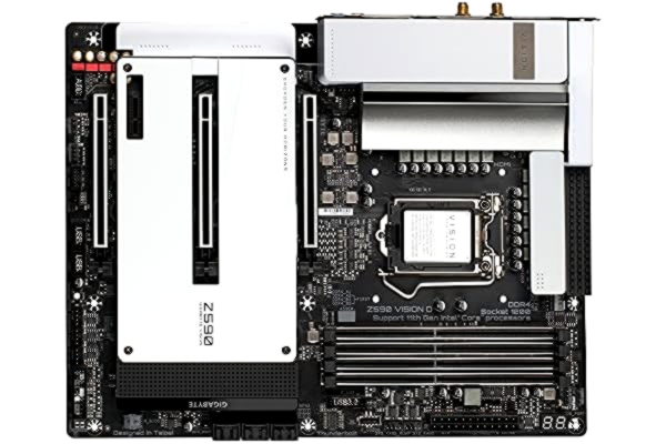 Gigabyte GIGABYTE Z590 VISION D (Socket 1200/Z590 Express/DDR4/S-ATA 600/ATX),Zwart
