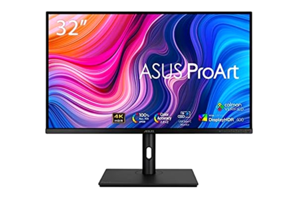 Asus ASUS ProArt PA329CV - Ecran PC 32'' 4K - Dalle IPS - 3840x2160 - 350cd/m² - Display Port, 2xHDMI, 4x USB 3.1 & 1x USB-C 90W - 100%sRGB / 100% Rec.709 - △E<2 - HDR 400 -Calman Verified- Garantie 5 ans