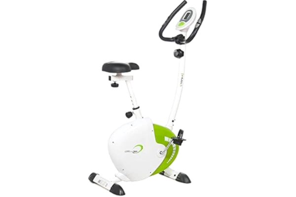 HMS  Unisex's 17-01-008 5907695588125 Magnetic Exercise Bike, Black/Green, One Size