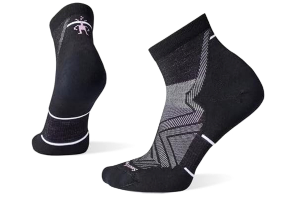 Smartwool  Run Targeted Cushion Ankle Strumpor för kvinnor, Black, M