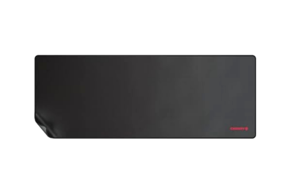 Cherry CHERRY MP 2000, PREMIUM MUSMATTA XXL, 80 cm x 35 cm, sydda kanter, passar alla mussensorer, halkfri, kan rullas ihop, svart