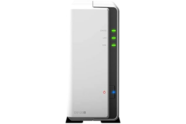 Synology  Disk Station DS120J - Personlig cloud-opbevaringsenhed - SATA 6Gb/s - RAM 512 MB - Gigabit Ethernet - iSCSI