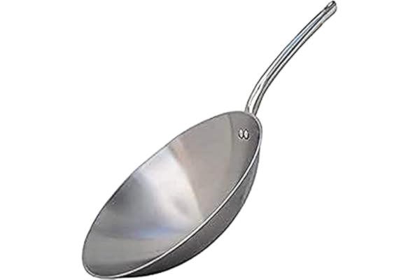 de Buyer De Buyer 3122.36 Stainless Steel Stainless Bottomless Wok for Induction Hob