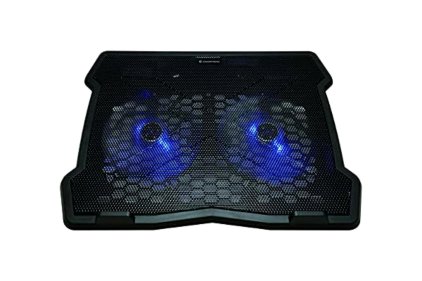 Conceptronic  THANA06B 2-Fan kylplatta för bärbar dator 39,6 cm (15,6 tum) svart