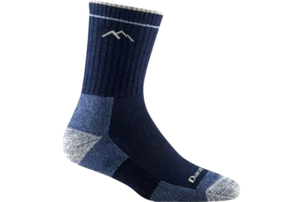 Darn Tough Darn Tuff, Hiker (stil #1903), merinoull, mikrobesättning, medelvikt, vadderad vandringsstrumpor för kvinnor, Förmörkelse, L
