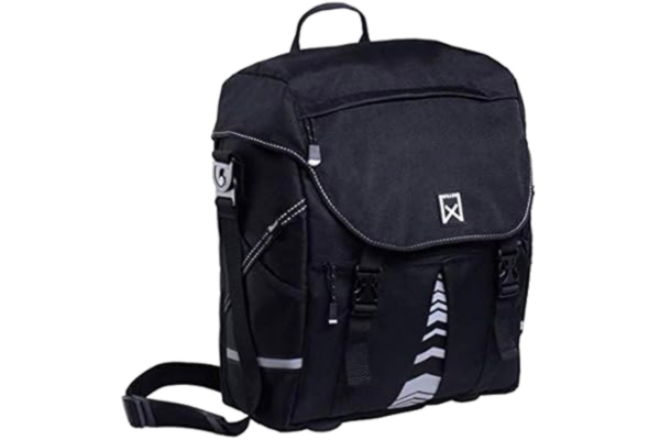 Willex  Sacoche pour porte-bagages de vélo XL 25 l Noir