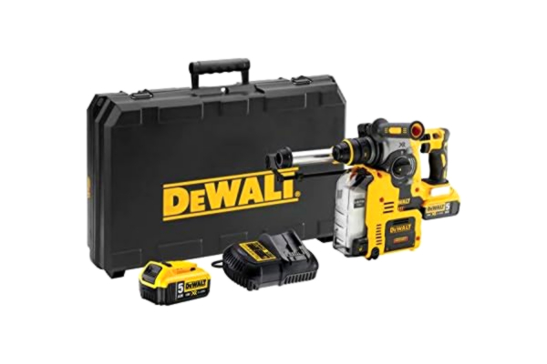 Dewalt DeWALT Akku-Kombihammer DCH275P2, 18 Volt, Bohrhammer, SDS-plus, Grå, Sort, Gul, Børsteløs motor, 2,4 cm, 1100 rpm, 1,3 cm