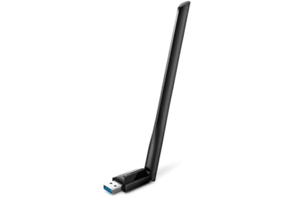 TP-Link  Archer T3U Plus AC1300 High Gain Dualband USB WiFi nätverksadaptrar upp till 867 Mbit/s på 5GHz och 400 Mbit/s på 2,4GHz, kompatibel med Windows 11/10/8