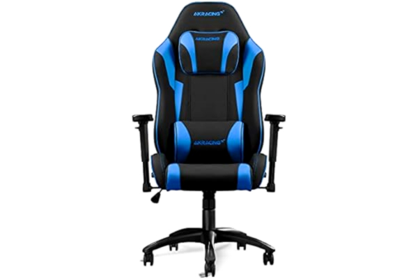 AKracing AKRacing Gaming Chair, Fabric/faux leather, Blue, One Size