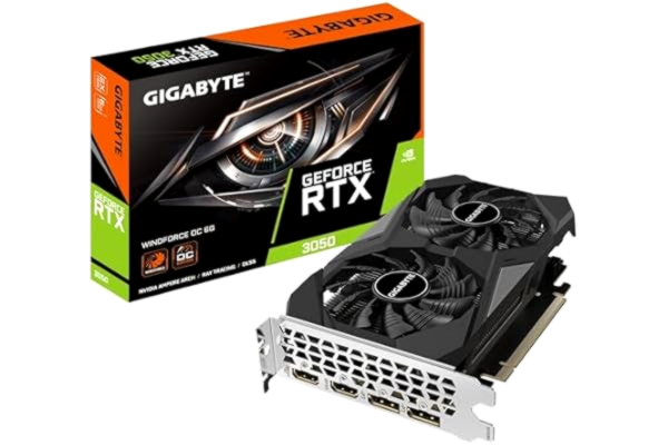 Gigabyte GIGABYTE GeForce RTX 3050 WindForce 2 OC - 6GB GDDR6 RAM - Näytönohjaimet